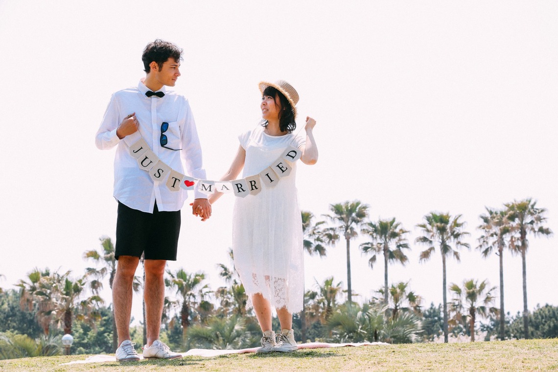 出張撮影HUG TIMEが撮影した「湘南・鎌倉カジュアルウエディングフォト」の写真