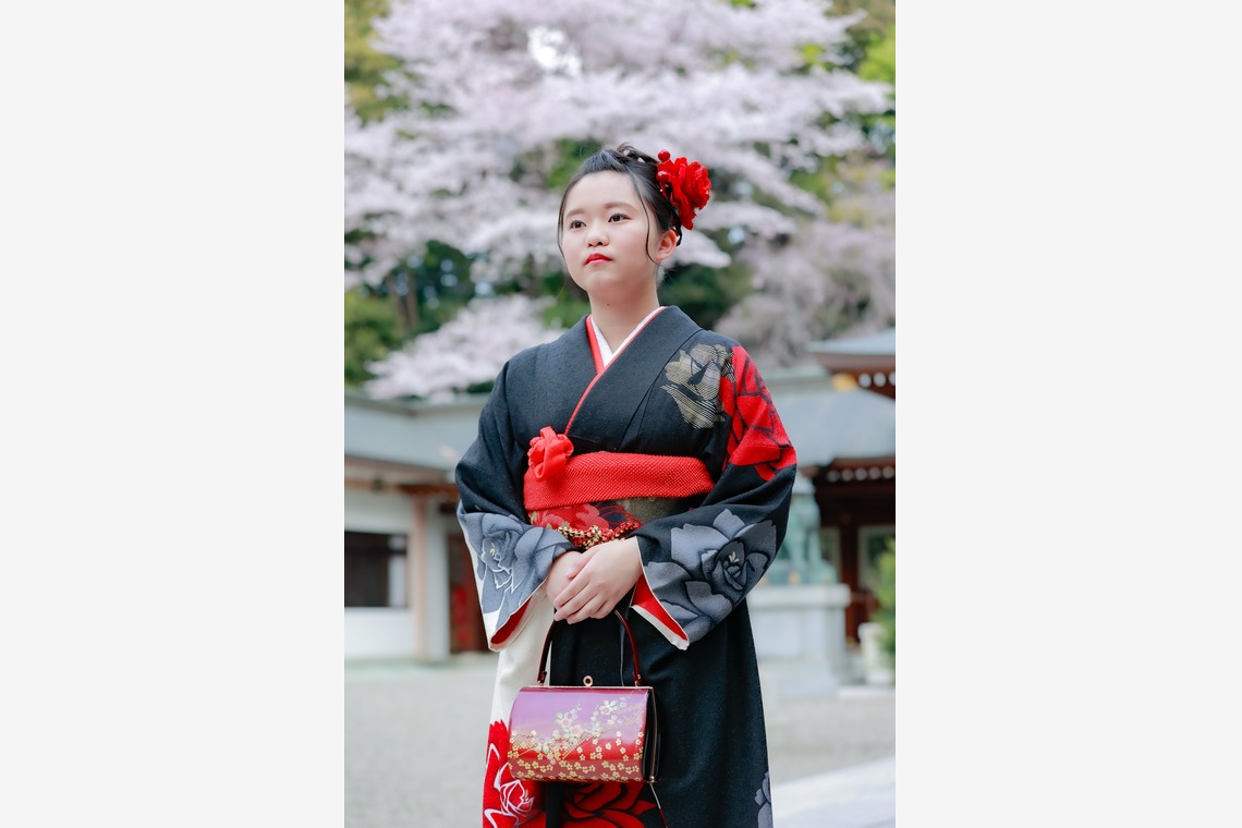 黒澤正彦が撮影した成人式撮影のアルバム「成人式前撮り撮影（群馬県高崎市　進雄神社　４月撮影）」