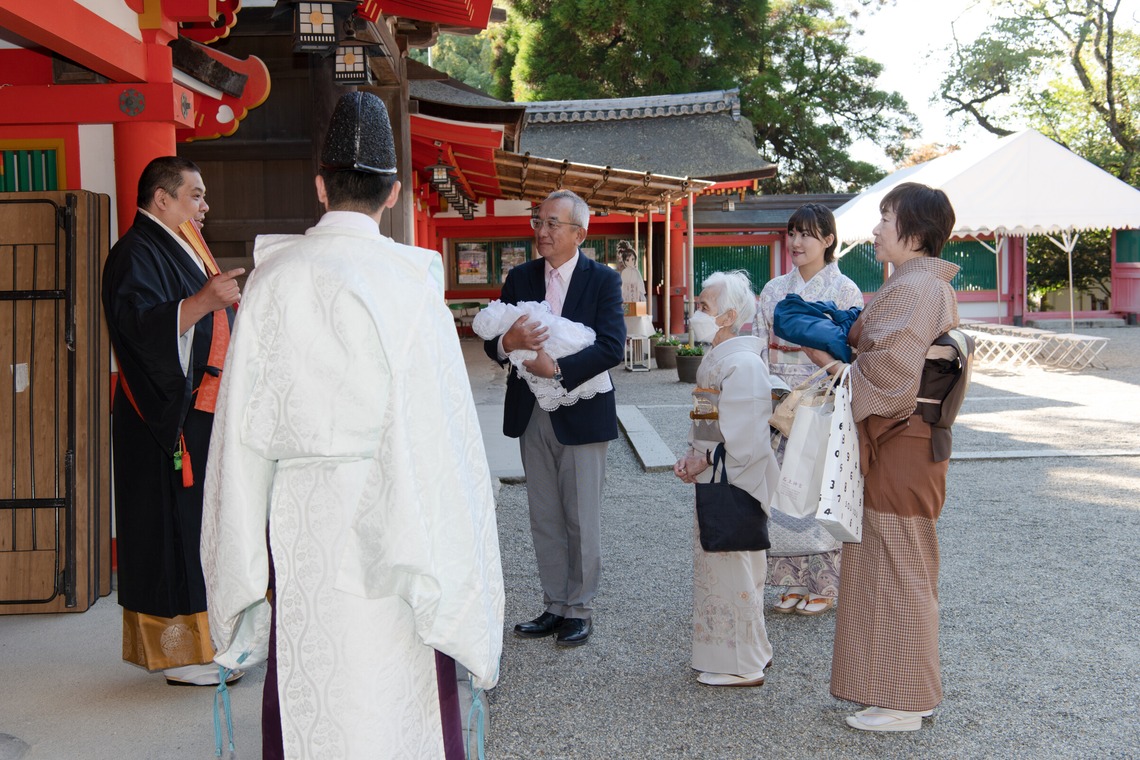 福永写真事務所が撮影した「お宮参り（石上神宮）」の写真
