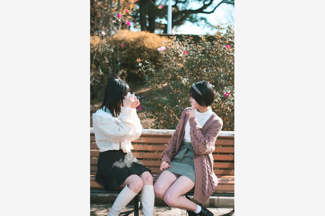 白石智啓が撮影した「銀杏と人」の写真