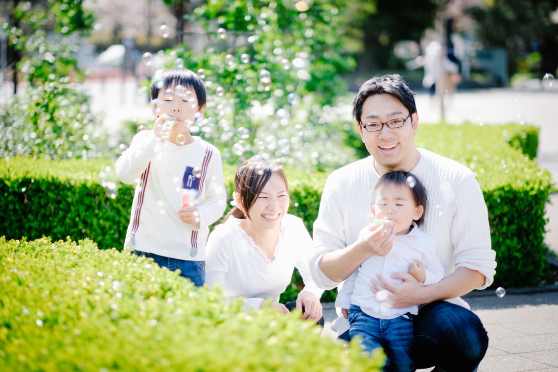 アトリエ　エピカ/清水　一哉が出張撮影した家族写真(キッズ,ベビーフォト)などが写った「桜フォト」の家族写真