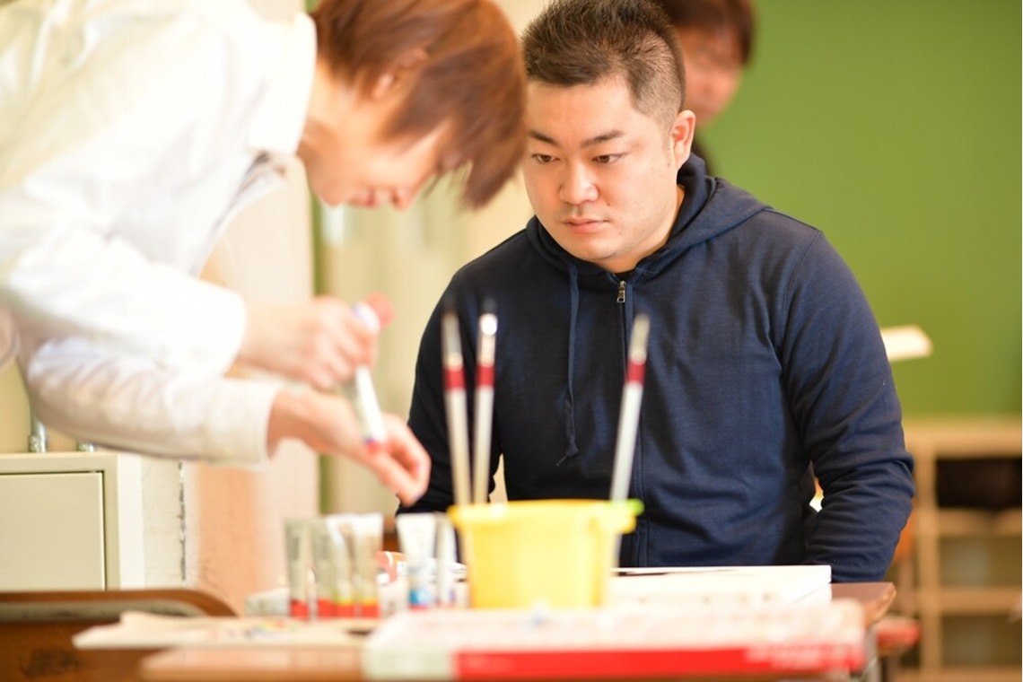 メンターポジションが撮影した「点画教室」の写真