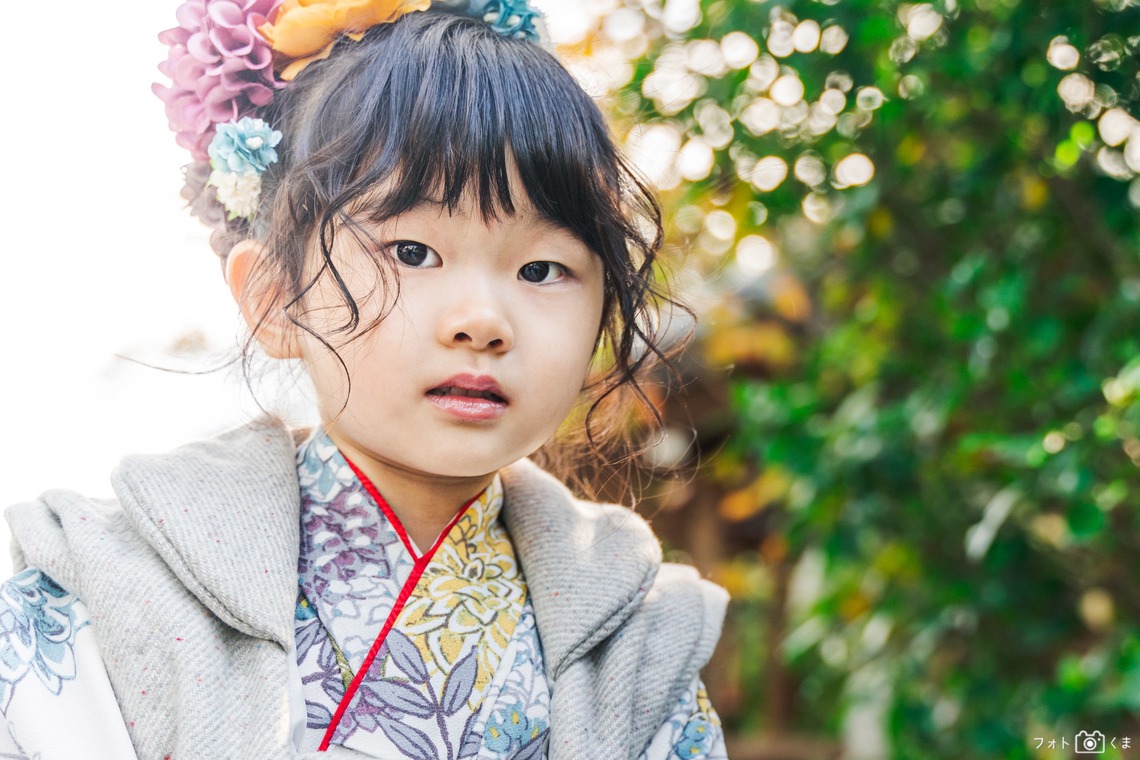 フォトくまが出張撮影した家族写真(キッズ,ベビーフォト)などが写った「七五三」の家族写真