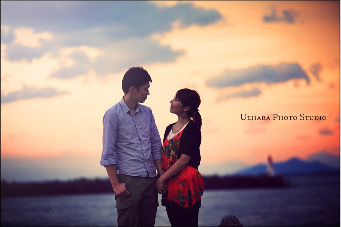 上原フォートスタジオが撮影した「びわ湖エンゲージメント」の写真