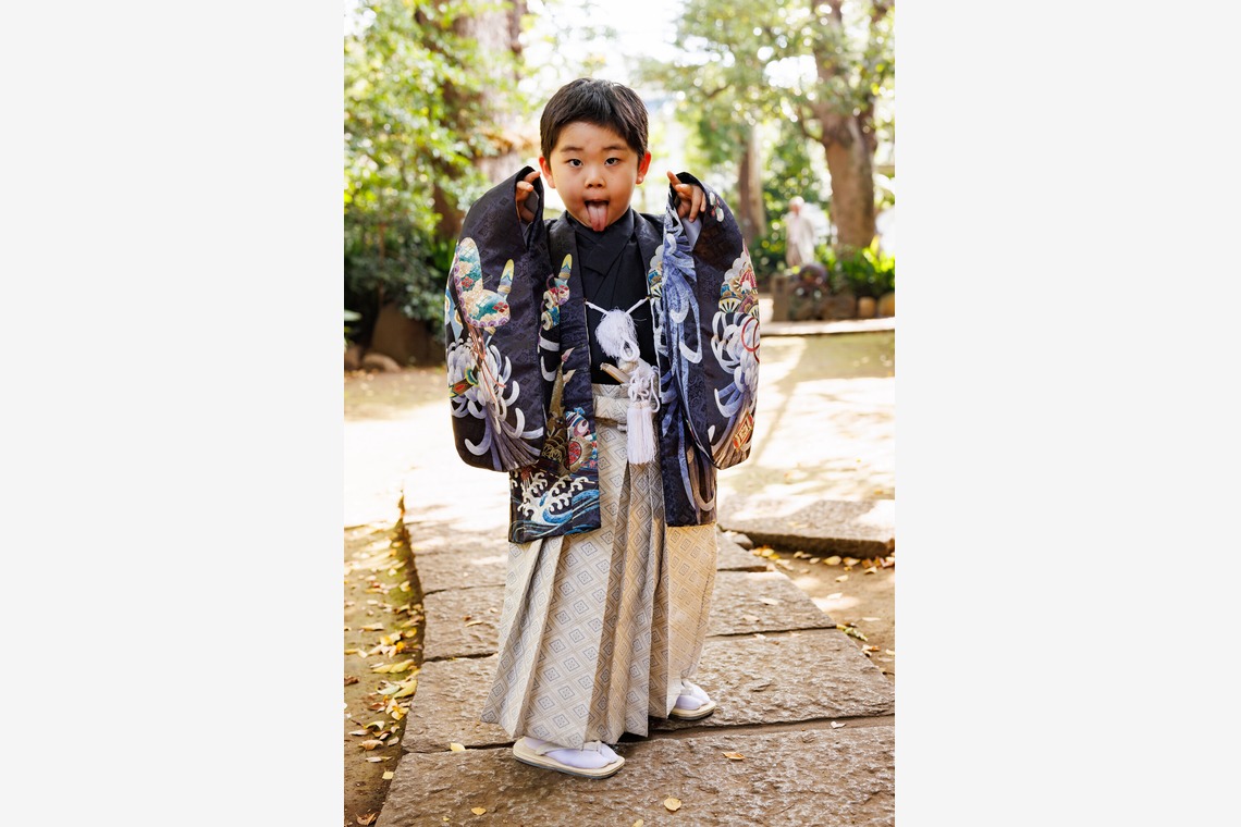 猫田晃広が出張撮影した家族写真(キッズ,ベビーフォト)などが写った「七五三撮影」の家族写真