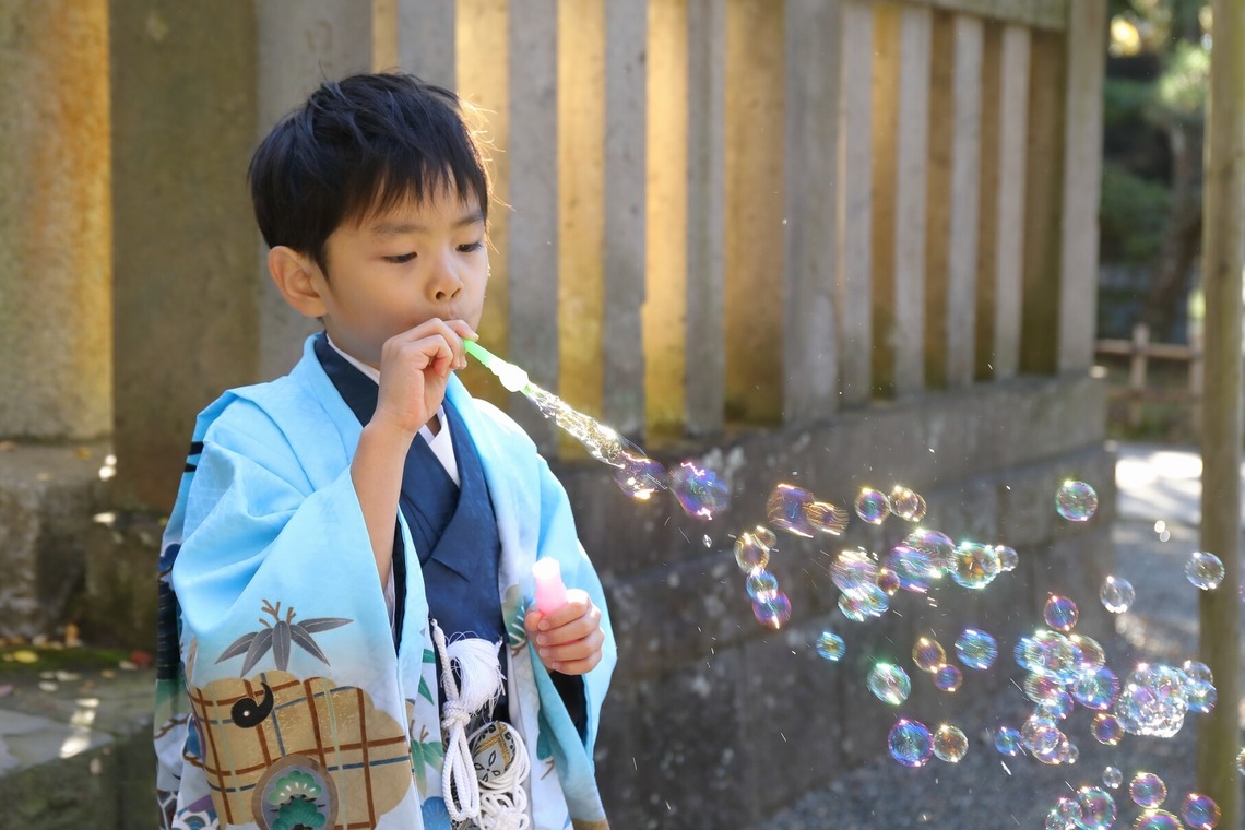 あさつきカメラが撮影した写真のアルバム「七五三撮影、お宮参り」