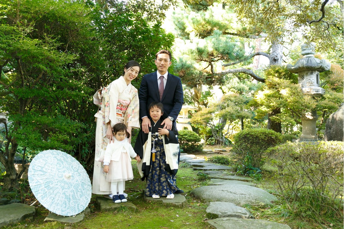 Chihiro Photographyが出張撮影した家族写真(キッズ,ベビーフォト)などが写った「五歳男の子七五三Photo」の家族写真