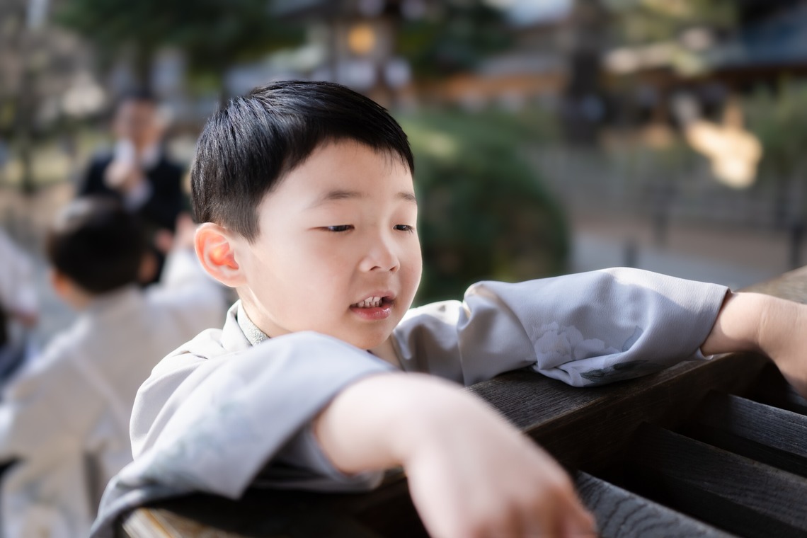 寫樂斎が撮影した「七五三（廣幡八幡宮）」の写真