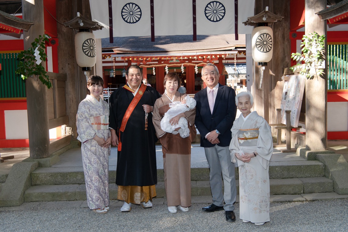 福永写真事務所が撮影した「お宮参り（石上神宮）」の写真