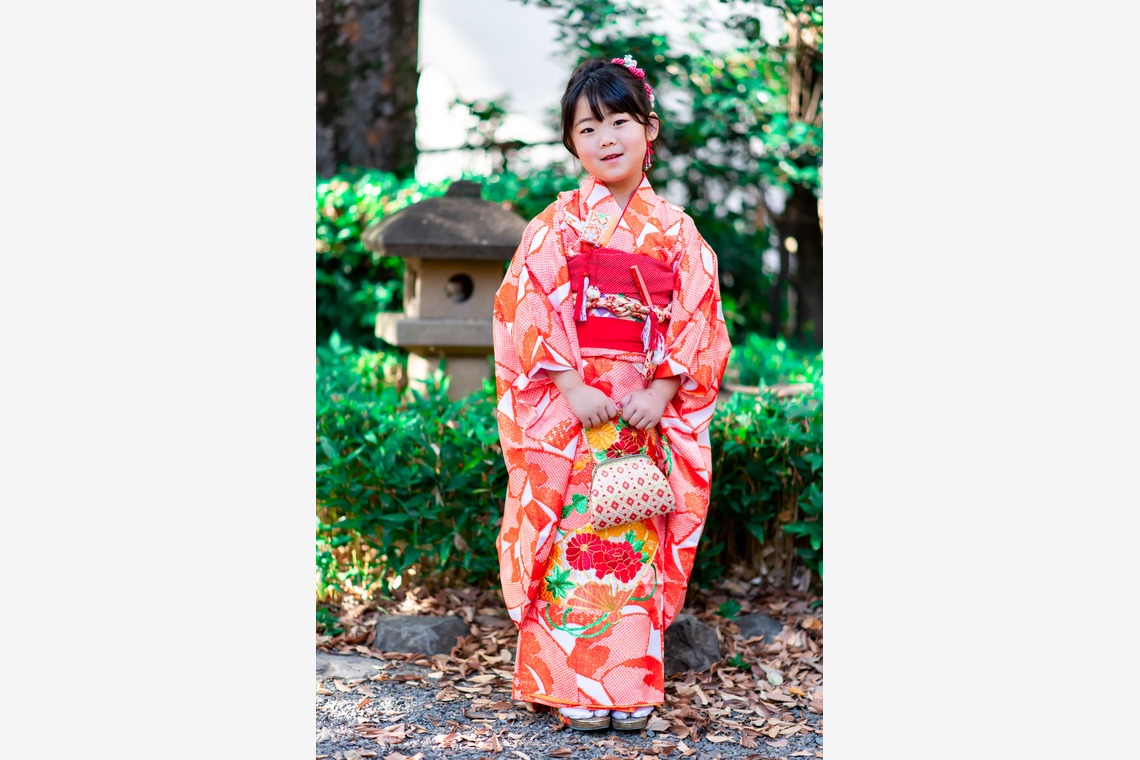 サキヤマ リエが撮影した「7歳女の子・ママの着たお着物で七五三＠大國魂神社」の写真