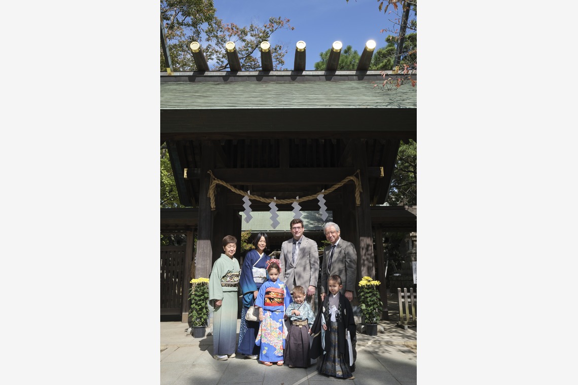 濱田茉里が撮影した「七五三ロケ」の写真