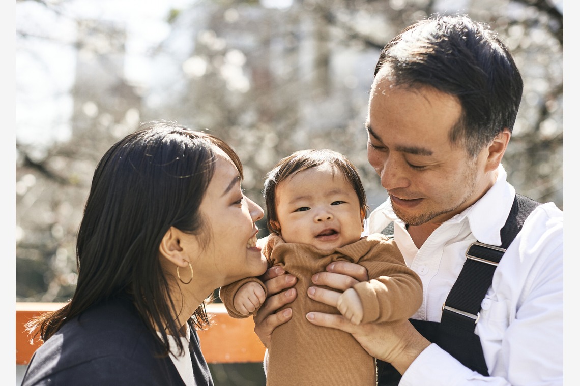大橋裕紀が撮影した「お子さんと家族記念写真撮影」の写真
