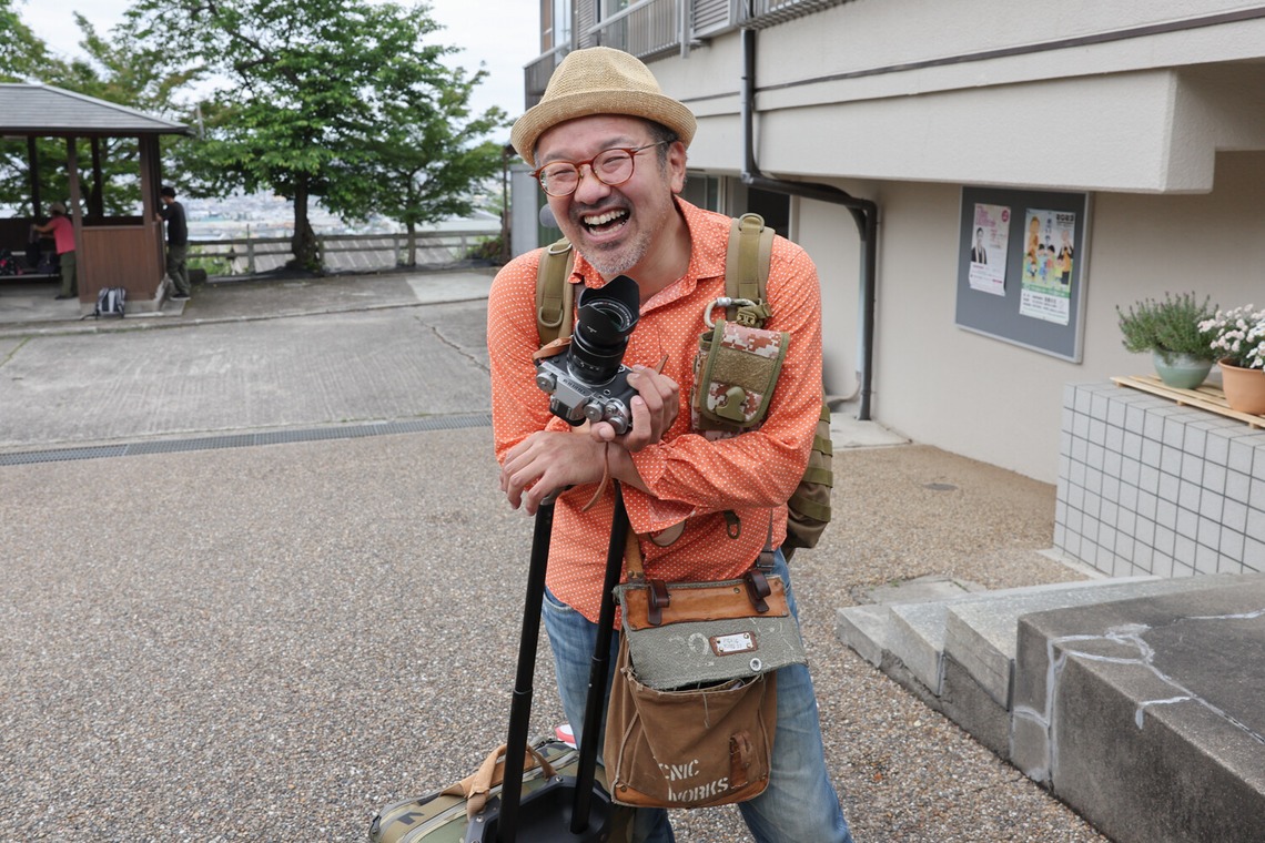 ちずカメラが撮影した「写真家　橘田龍馬さんの子供写真教室の様子」の写真