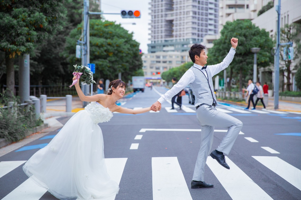 原田悠資が撮影した「お台場ウェディング前撮り」の写真