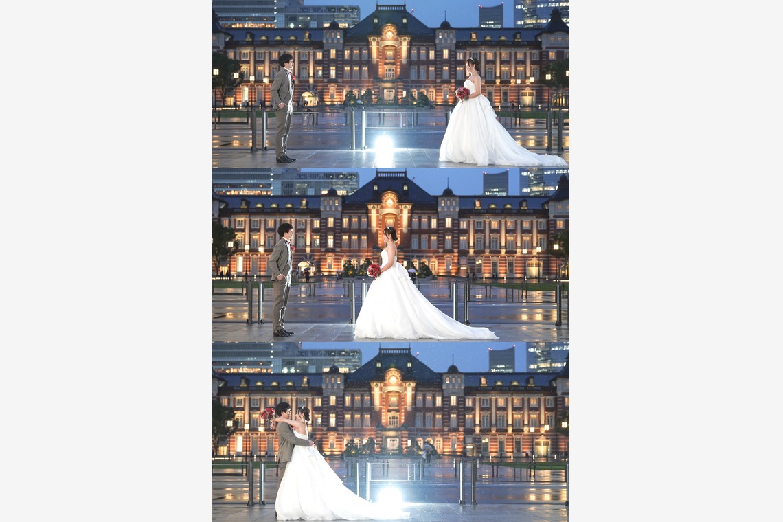 スタジオ　まるが撮影した写真のアルバム「東京駅・和田倉門でのウエディングフォト」