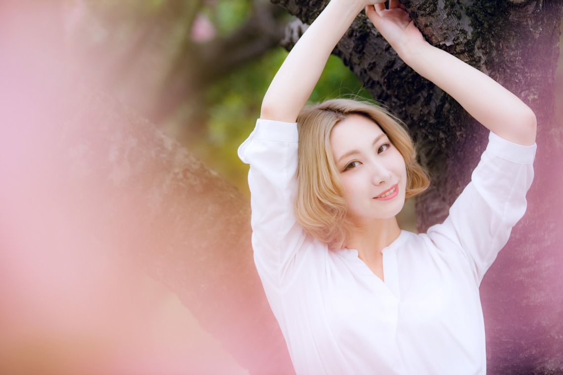 マニピュレイトフォトグラフィーが撮影した「桜ポートレート」の写真