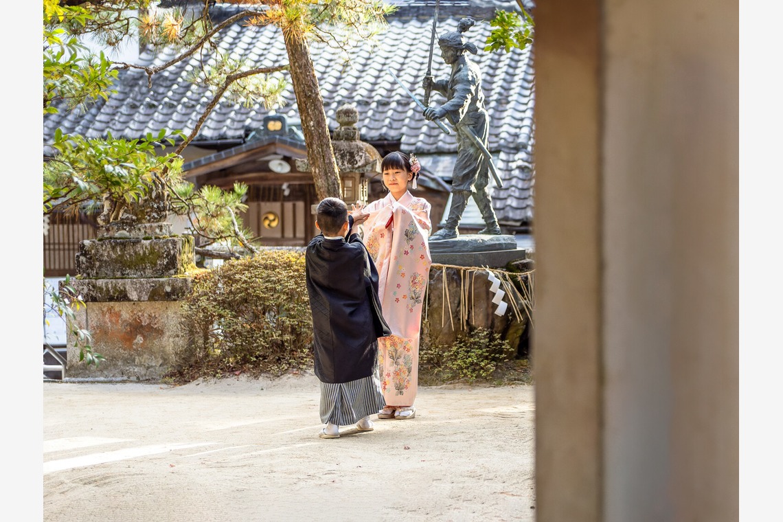 中村雅樹が出張撮影した家族写真(キッズ,ベビーフォト)などが写った「七五三」の家族写真