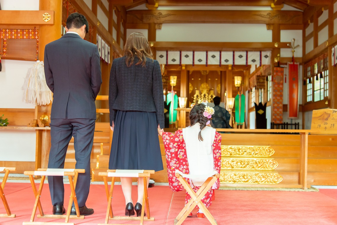 合同会社優希photoが出張撮影した家族写真(キッズ,ベビーフォト)などが写った「七五三写真」の家族写真