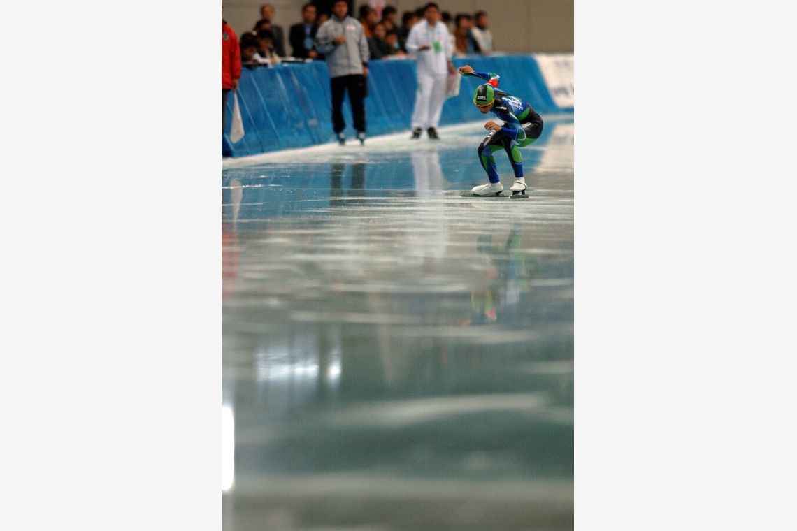 米田昌浩が撮影した写真のアルバム「スピードスケート」