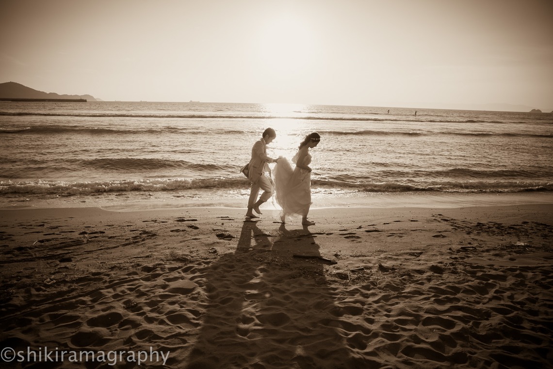 シキラマ グラフィーが撮影した「和装/ビーチ」の写真