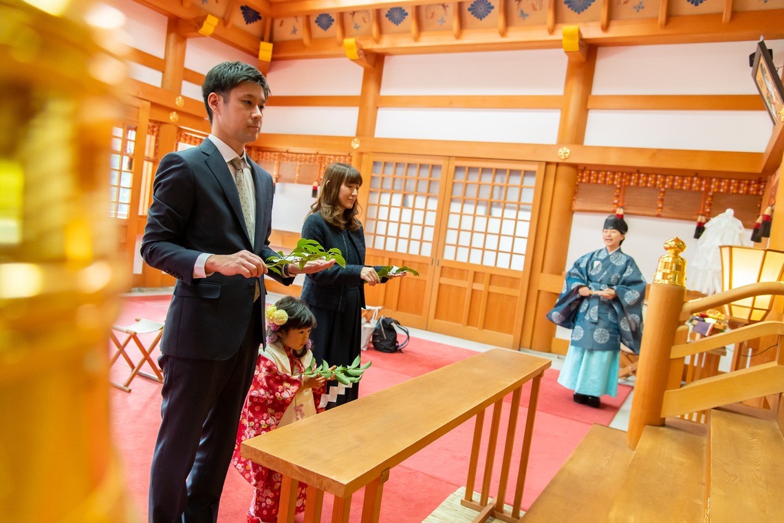 合同会社優希photoが出張撮影した家族写真(キッズ,ベビーフォト)などが写った「七五三写真」の家族写真