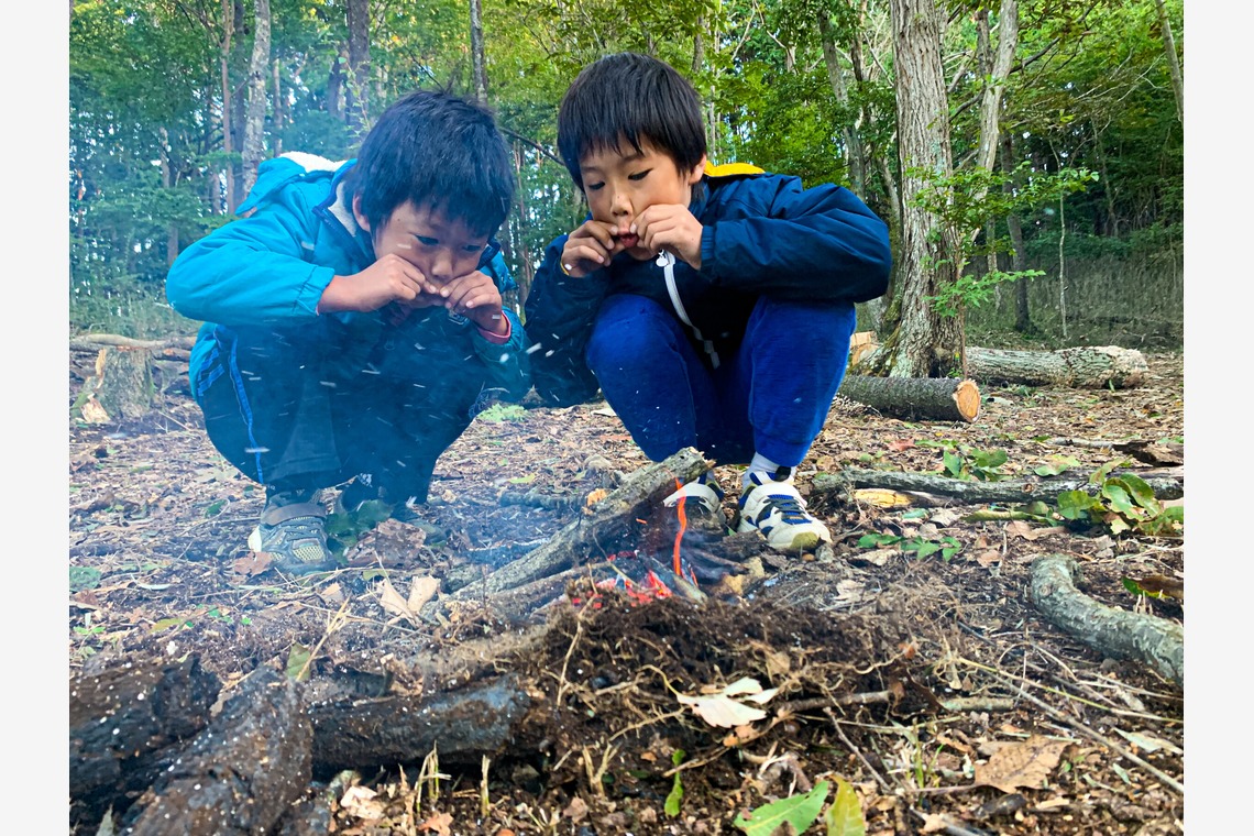 阿久津真理恵が撮影した「自然学校プログラムでの人物撮影（静岡県伊豆市）」の写真