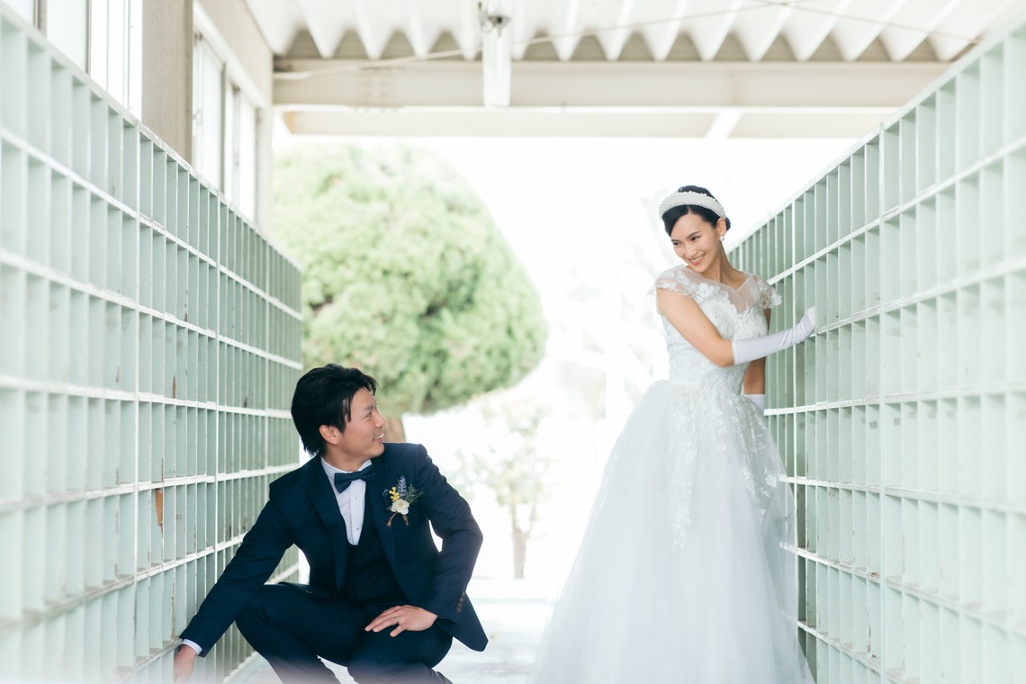 株式会社Ervaが撮影した写真のアルバム「結婚式前撮り（校舎にて）」