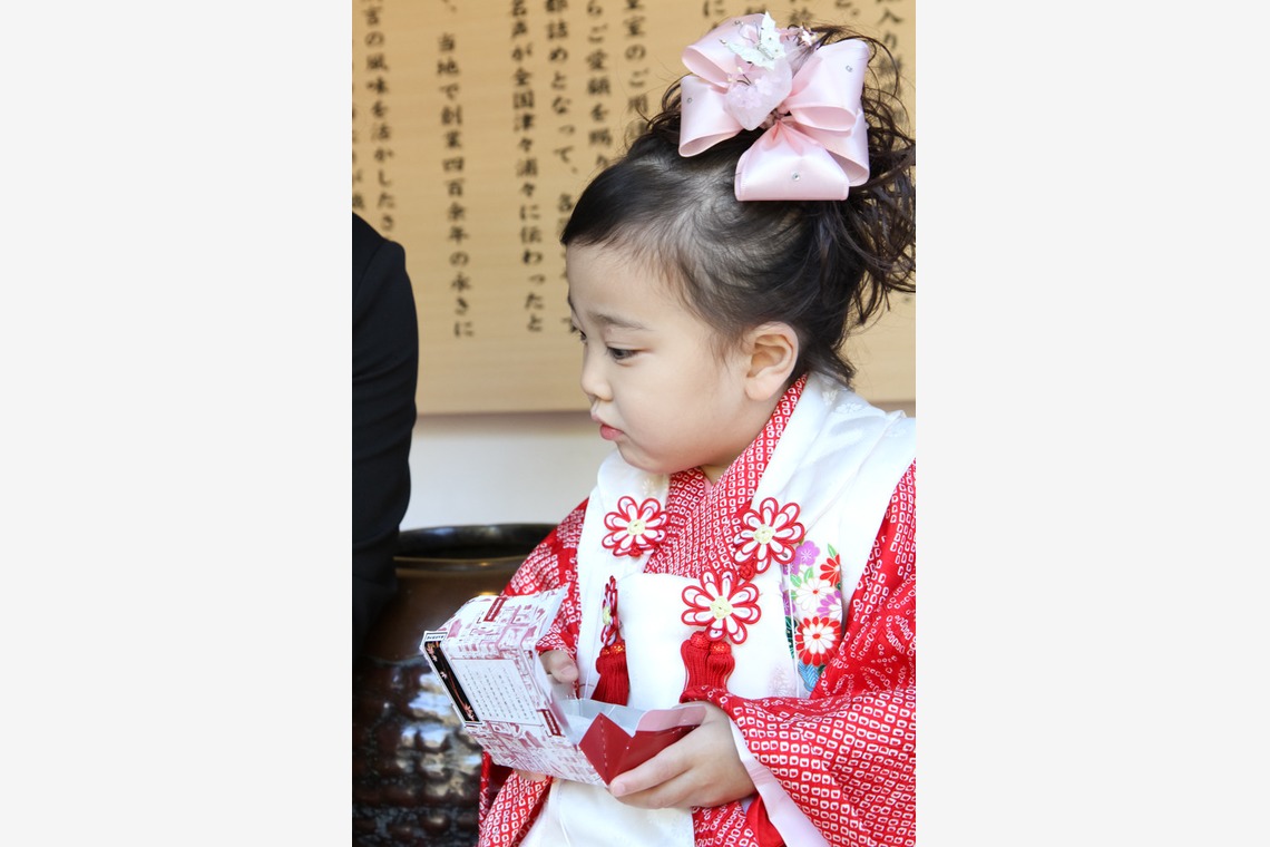 スマイルハンターが出張撮影した家族写真(キッズ,ベビーフォト)などが写った「七五三ロケーション撮影」の家族写真