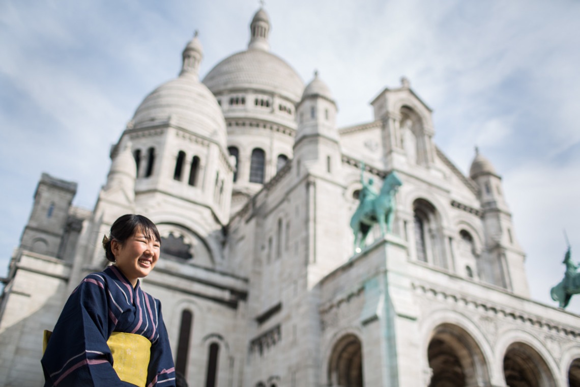 Petite Nao Photographyが撮影した写真のアルバム「浴衣姿でパリをお散歩。モンマルトルの丘＆パレロワイヤル」