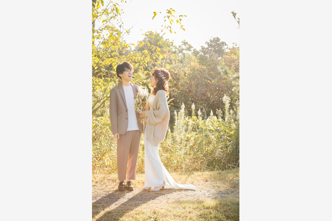 橋爪楽々が撮影した「ロケーションウエディング」の写真