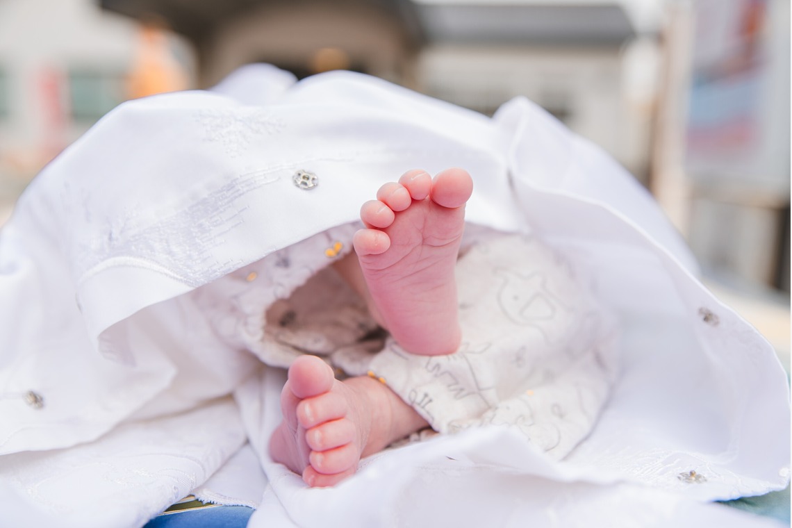 山下　剛が出張撮影した家族写真(キッズ,ベビーフォト)などが写った「お宮参りの撮影」の家族写真