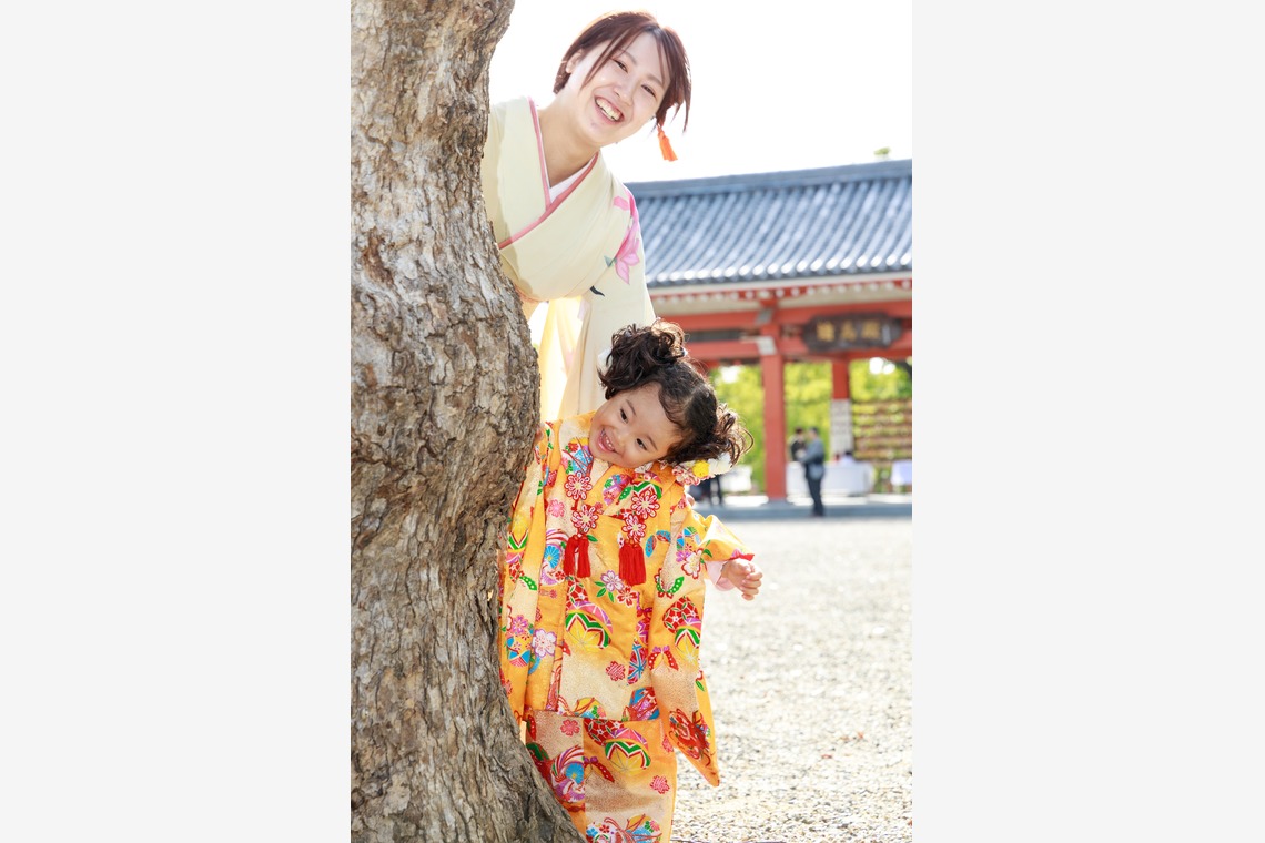 真方　祥が撮影した「七五三参り記念写真」の写真