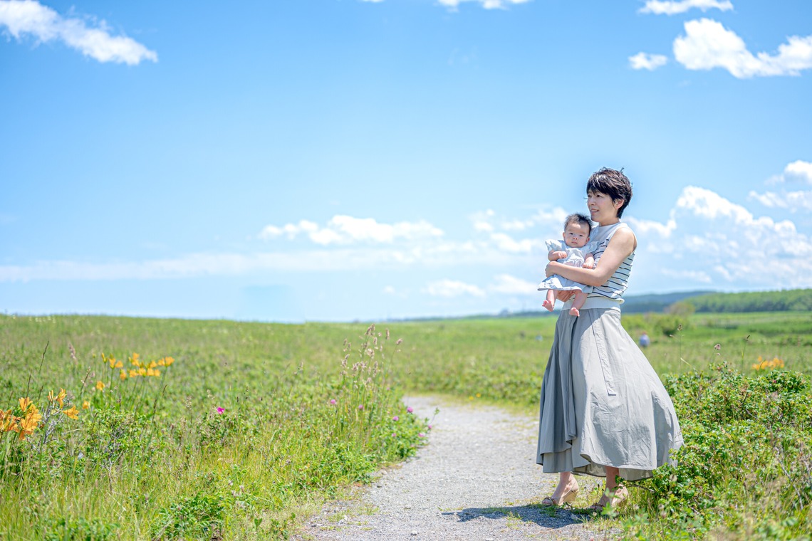 高木勇斗が撮影した旅行先の記念撮影のアルバム「親子」