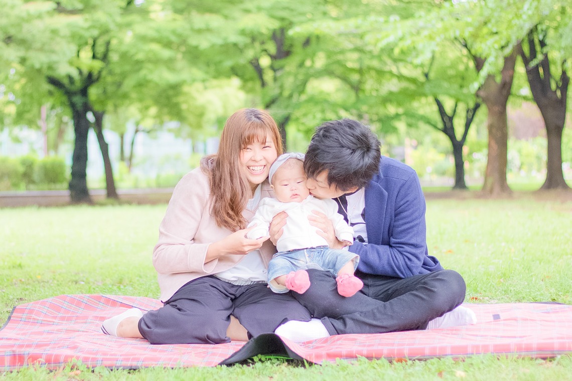 ゆのみふぉとが撮影した「芝生での一コマ」の写真