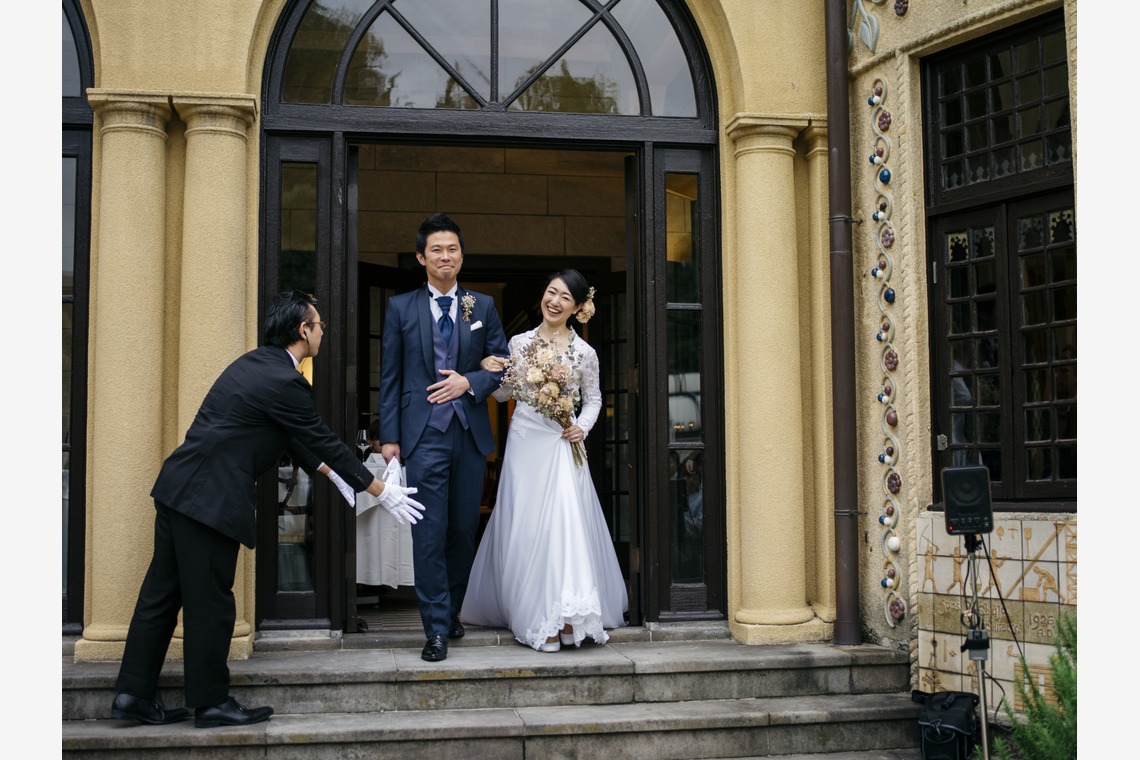 植村由理が撮影した「愛宕神社での挙式と小笠原伯爵邸での披露宴」の写真