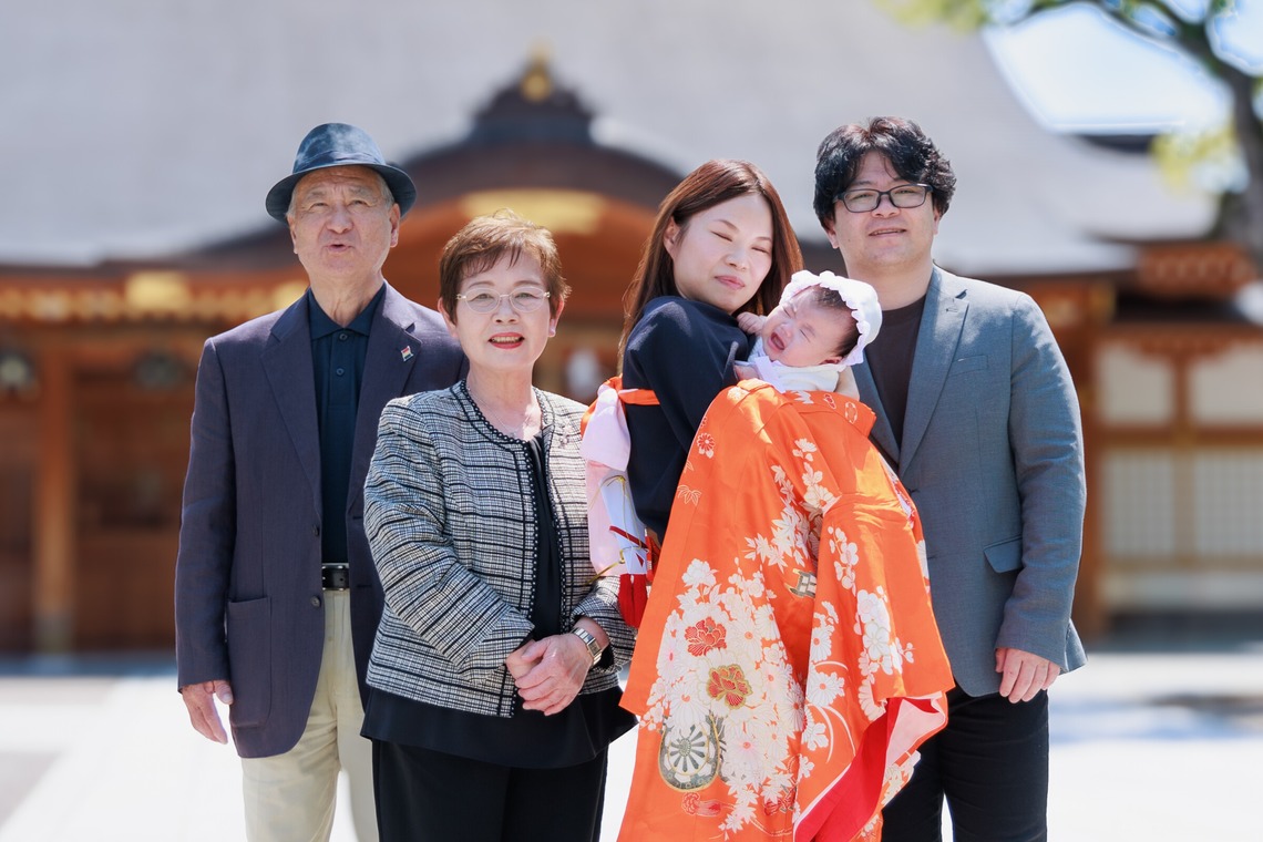 真方　祥が撮影した「お宮参り・お食い初め写真」の写真