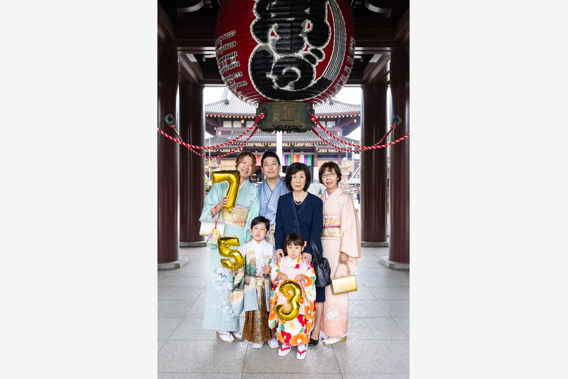 奥田大貴が撮影した「七五三」の写真