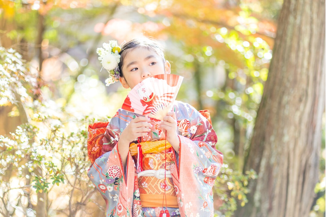 森元こずえが出張撮影した家族写真(キッズ,ベビーフォト)などが写った「七五三」の家族写真