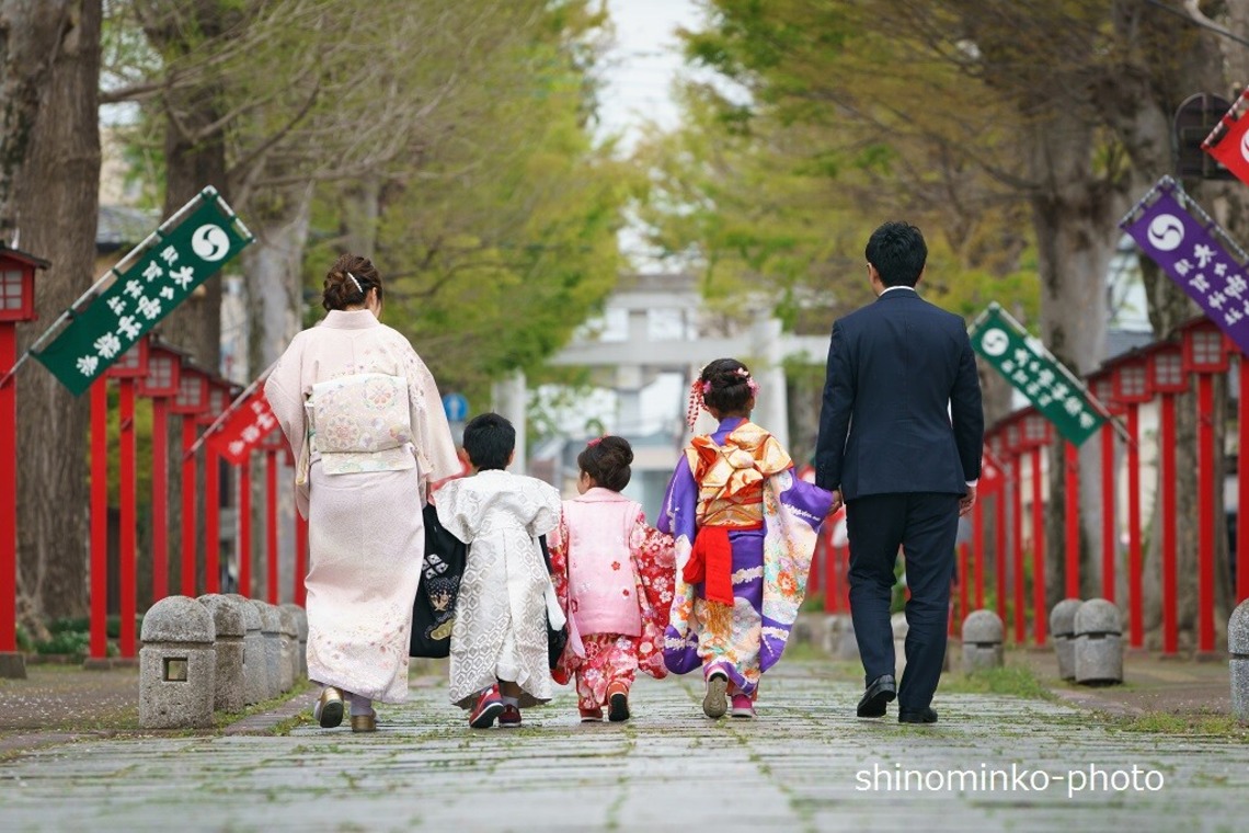 しのみんこフォトが撮影した「七五三フォト」の写真