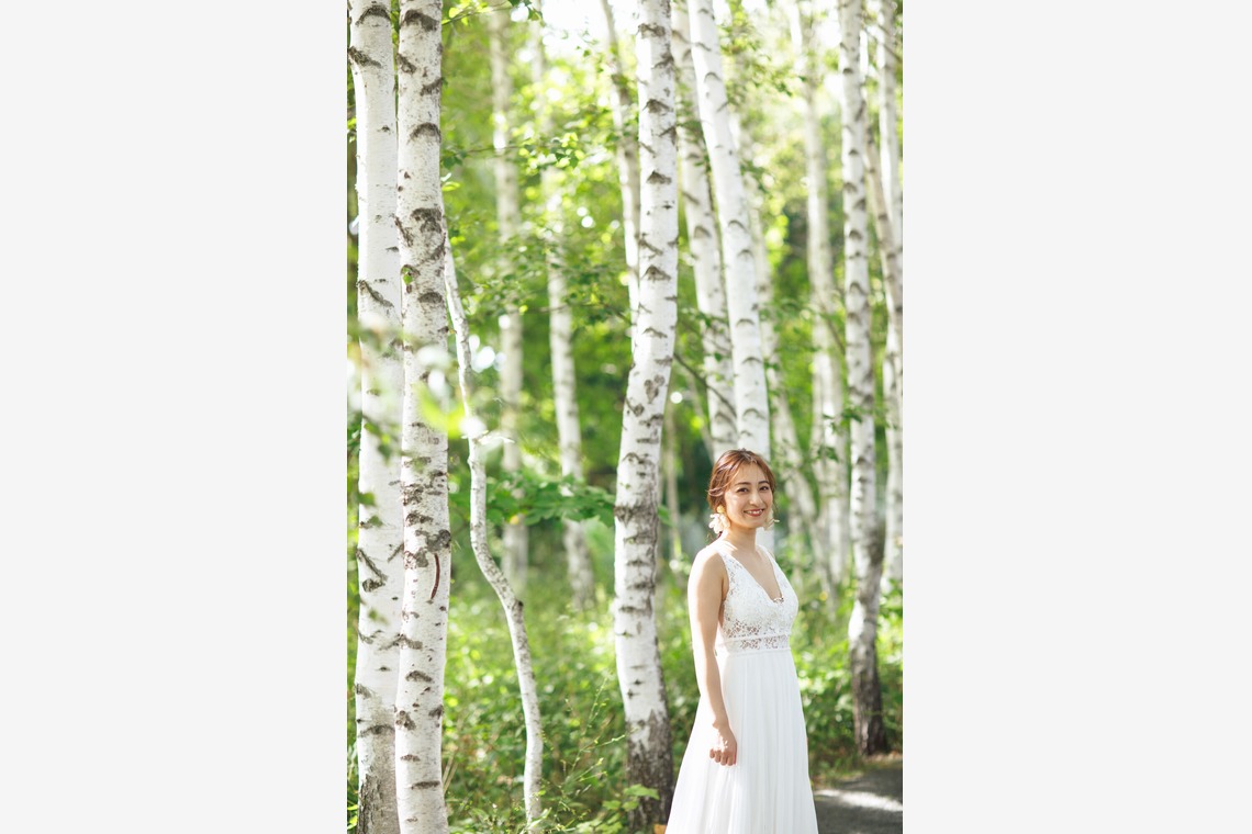 Photo of Furano/Biei location photo wedding taken by uno e creative act.