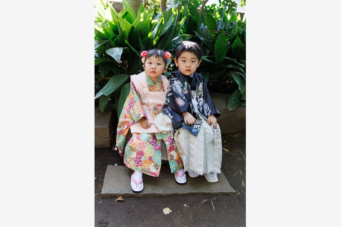 猫田晃広が出張撮影した家族写真(キッズ,ベビーフォト)などが写った「七五三撮影」の家族写真