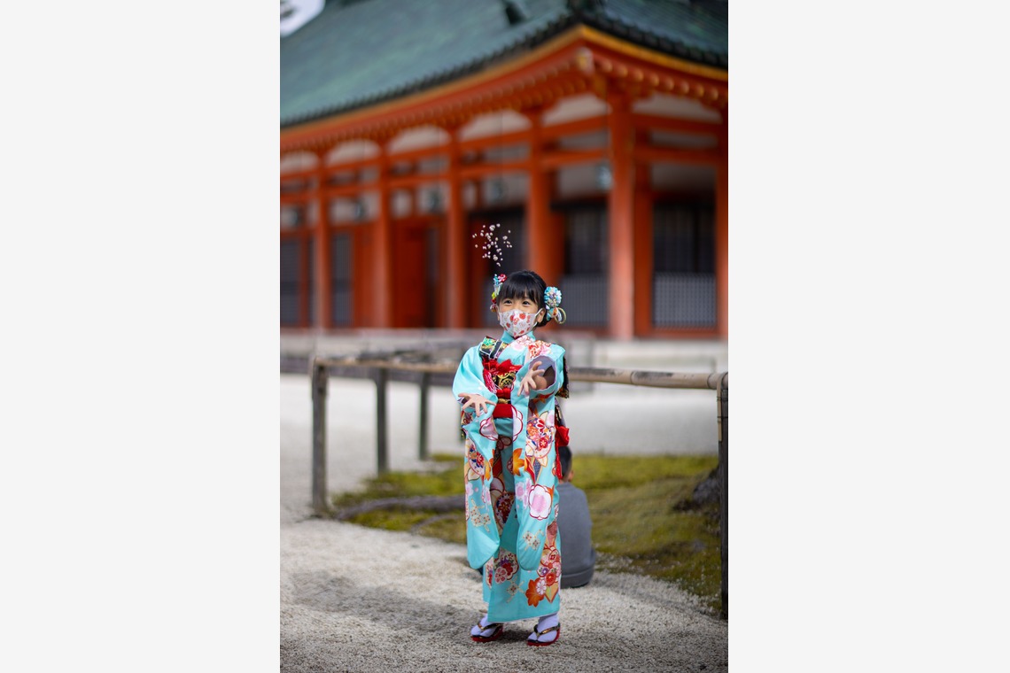 上倉達也が撮影した写真のアルバム「2021　七五三　平安神宮」