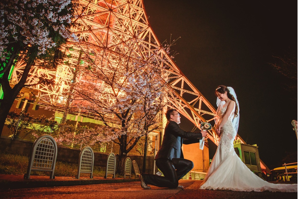 Album of the Wedding, Bridal taken by 8StarWedding - Tokyo Tower