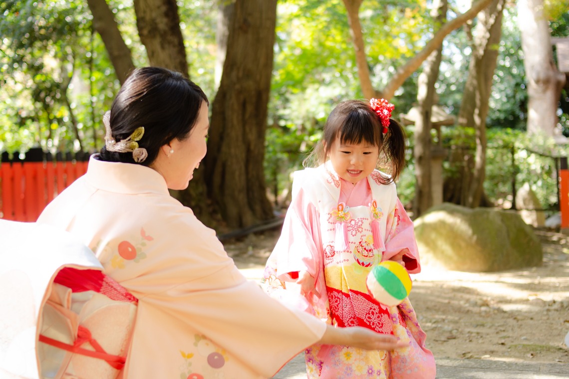 井上が撮影した「七五三撮影@京都」の写真