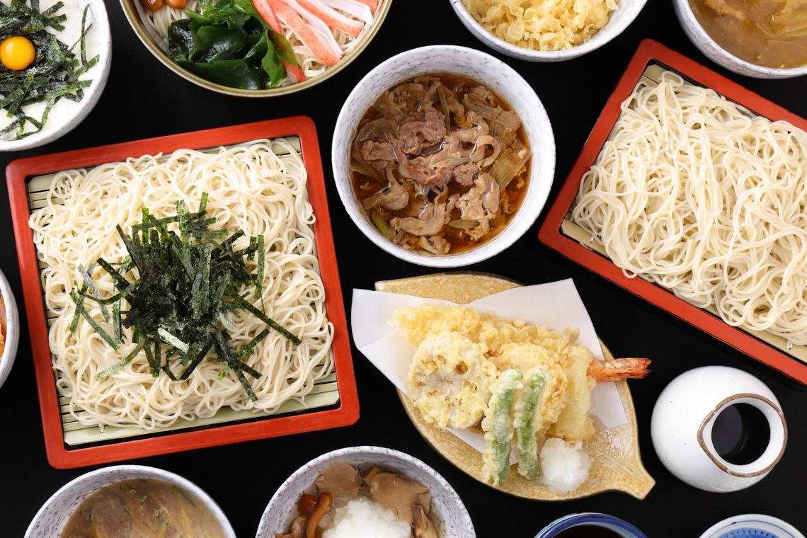 森安　照が撮影した「お蕎麦屋さん」の写真