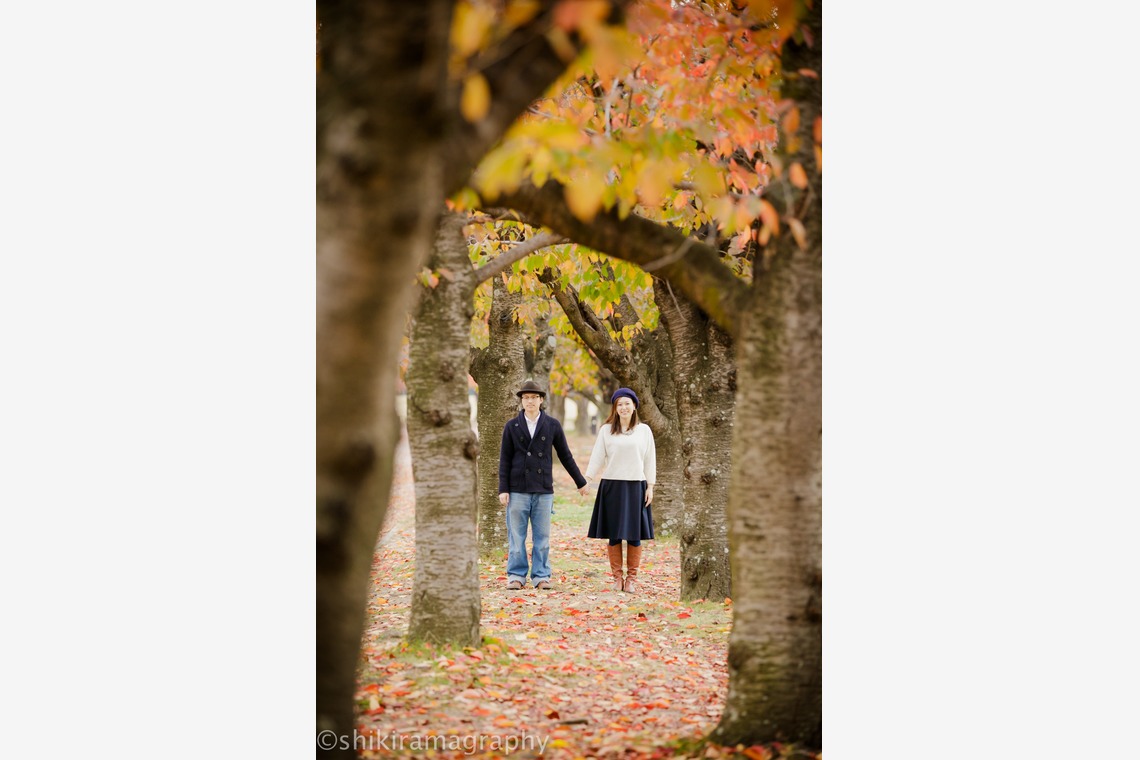 シキラマ グラフィーが撮影した「紅葉・エンゲージメント」の写真