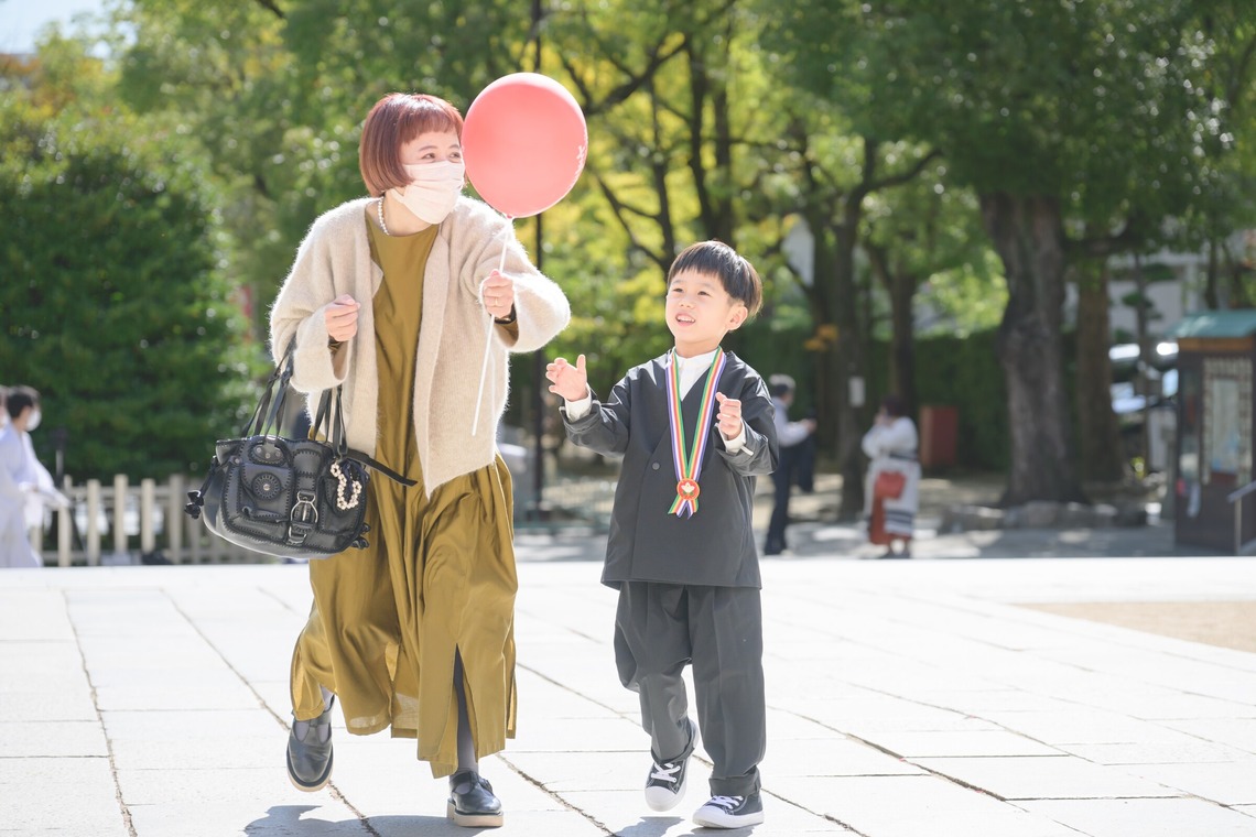 萬代　一樹が出張撮影した家族写真(キッズ,ベビーフォト)などが写った「七五三」の家族写真