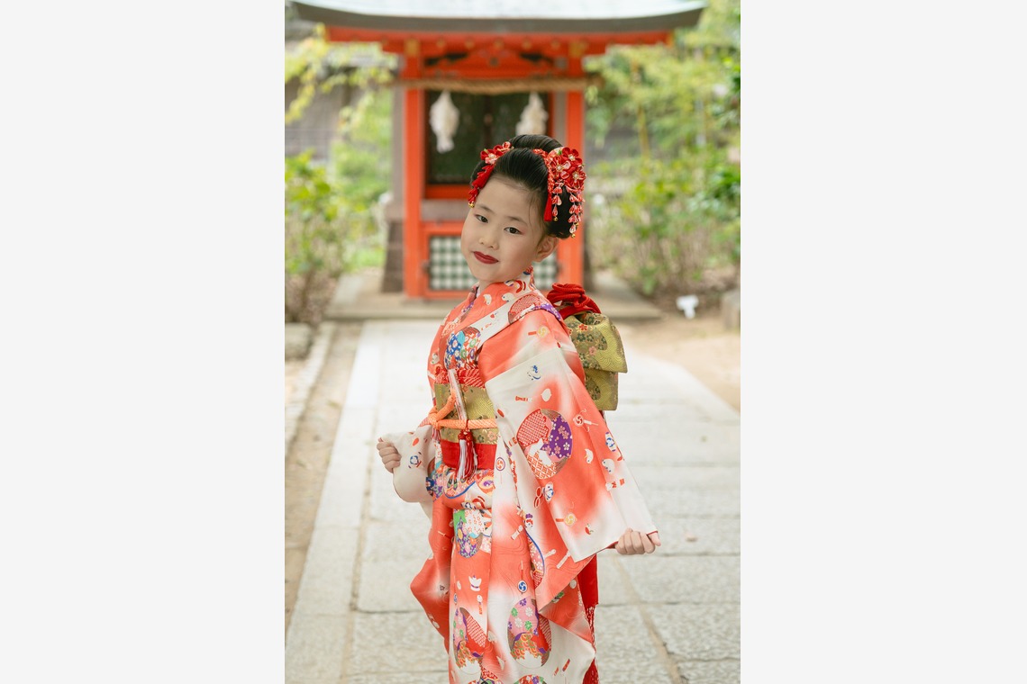 Tatsuyaが出張撮影した家族写真(キッズ,ベビーフォト)などが写った「七五三撮影（神戸 生田神社）」の家族写真