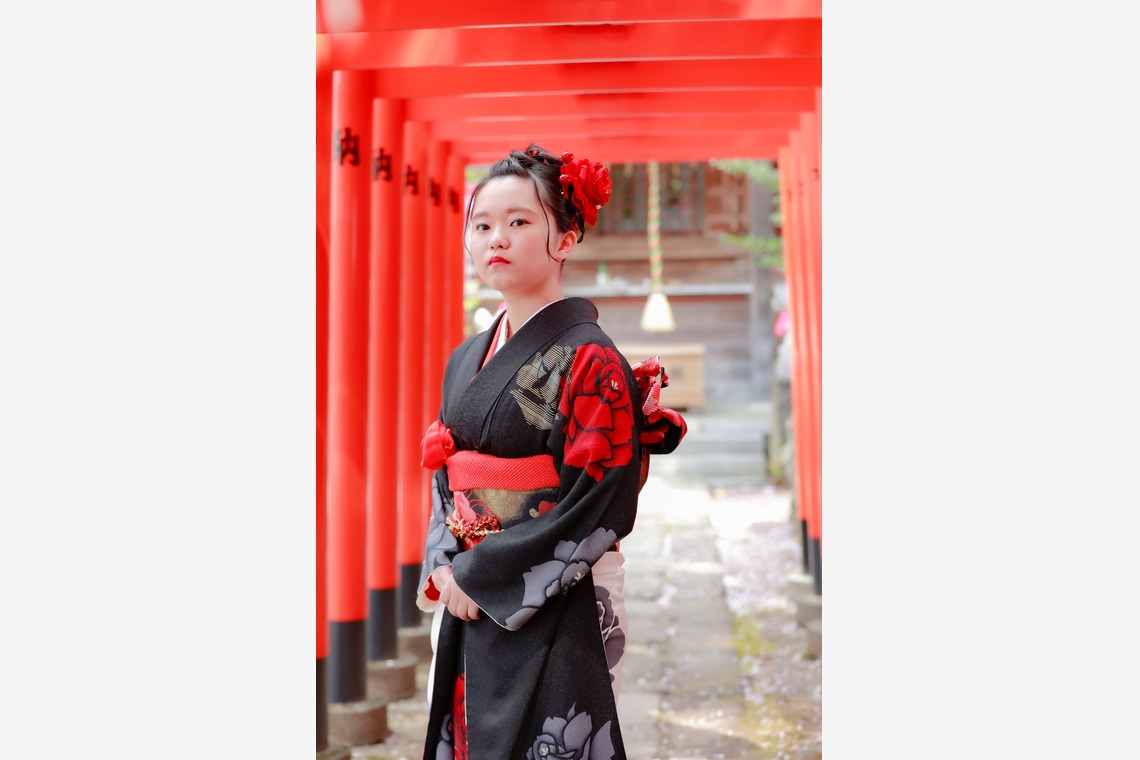 黒澤正彦が撮影した成人式撮影のアルバム「成人式前撮り撮影（群馬県高崎市　進雄神社　４月撮影）」