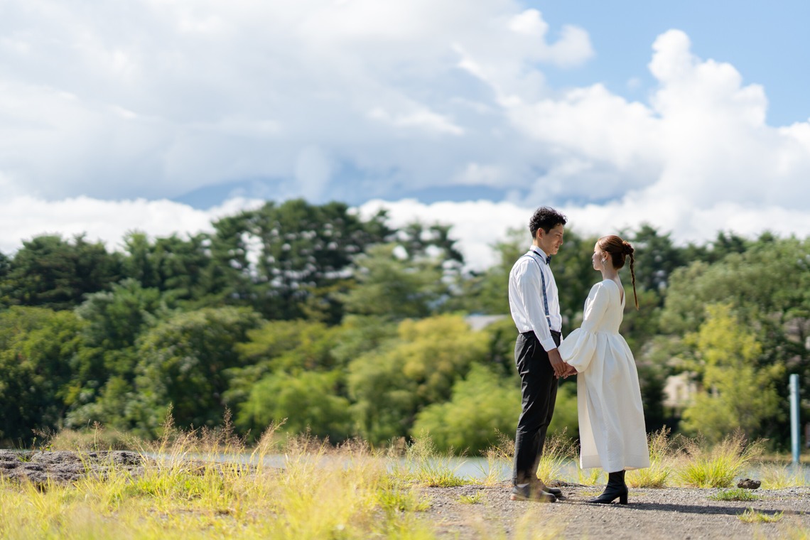 ZEROが撮影した「ウェディング前撮り」の写真